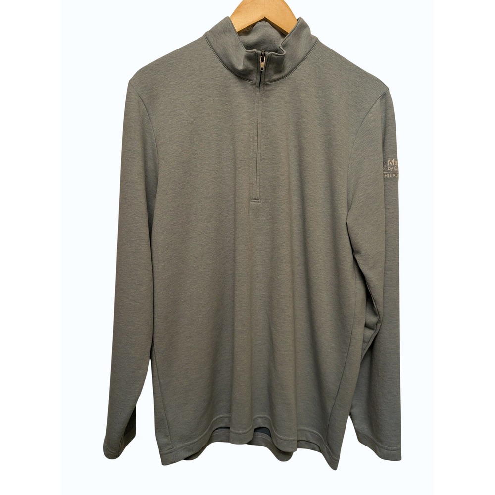 Travis Mathew Men's 1/4 Zip Pullover Light Blue Medium Manheim Philadelphia Golf